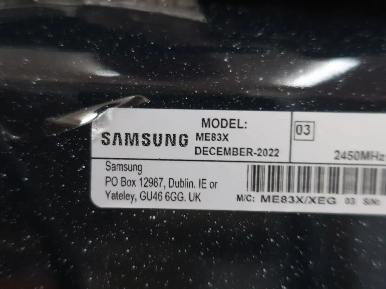 Billede 4 - Mikrobølgeovn SAMSUNG ME83X