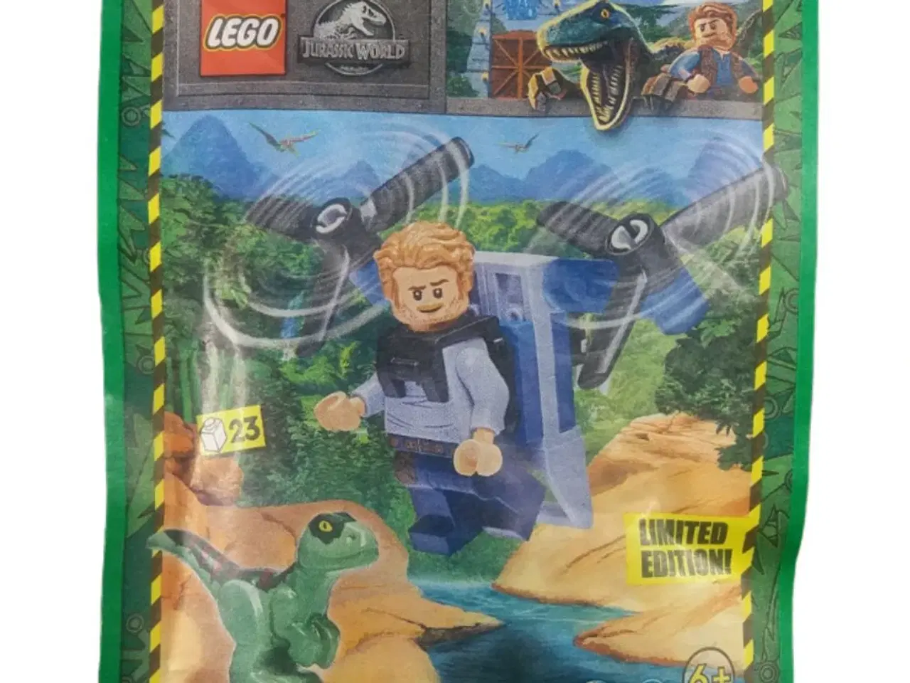 Billede 1 - Schleich 122328 Lego Jurassic World, Owen with Jet