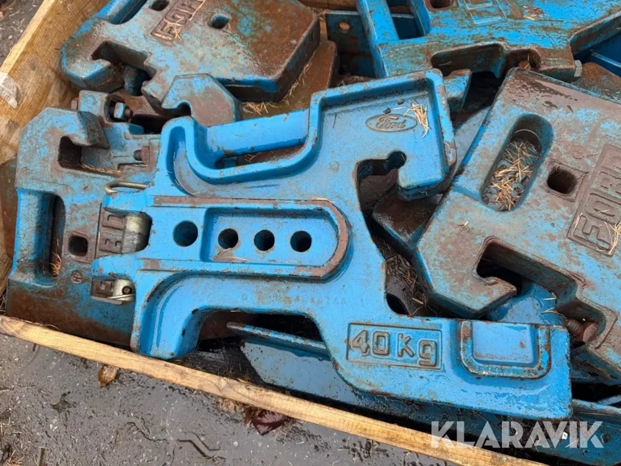 Billede 5 - Frontklodser til Ford traktor 11 styk