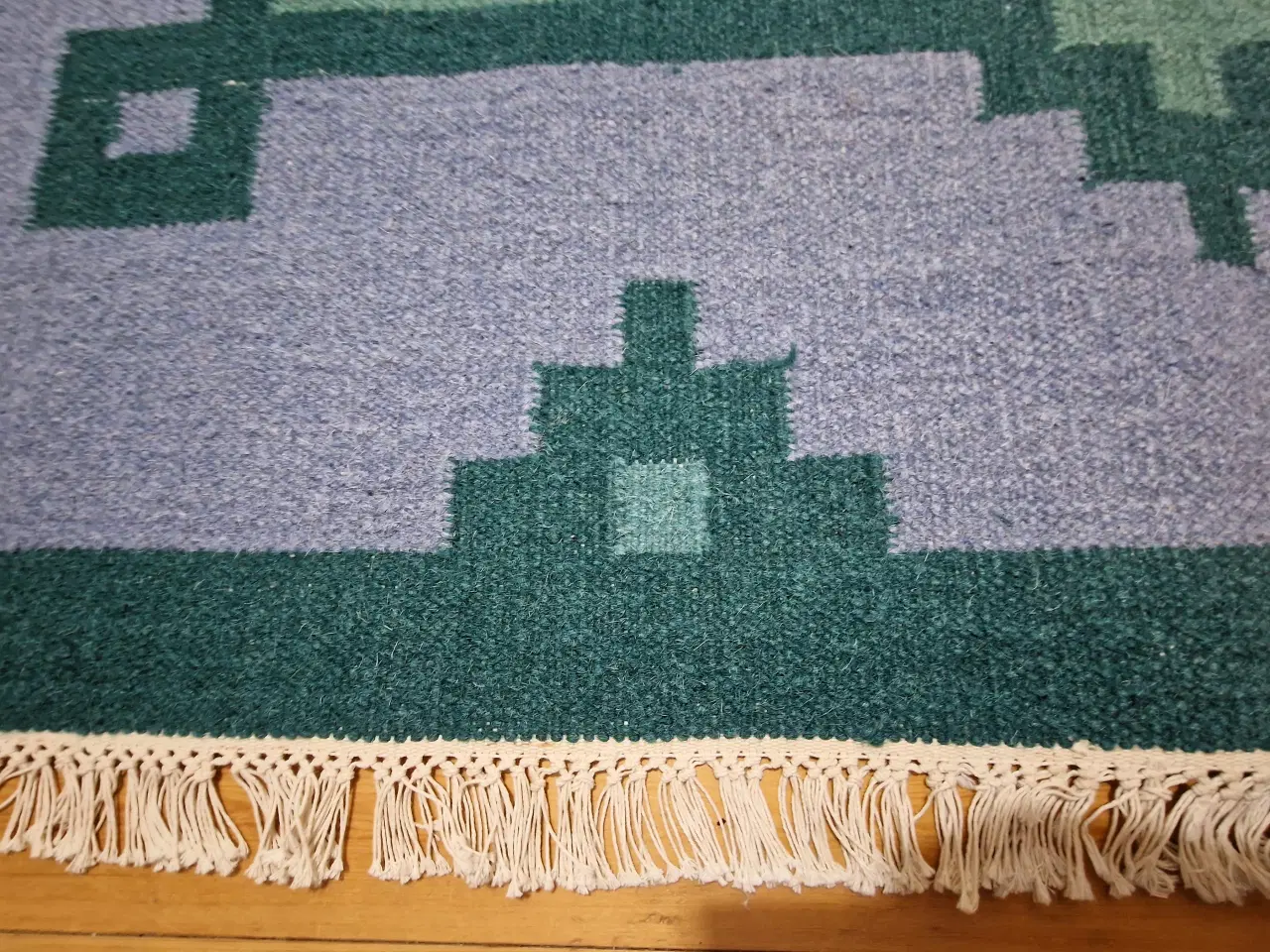 Billede 8 - Stort Indisk kelim tæppe.