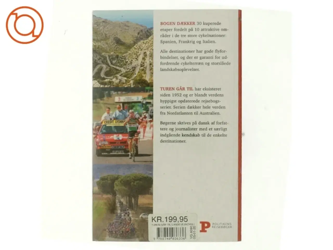 Billede 3 - Landevejscykling i Sydeuropa af Thomas Alstrup (f. 1964-09-04) (Bog)