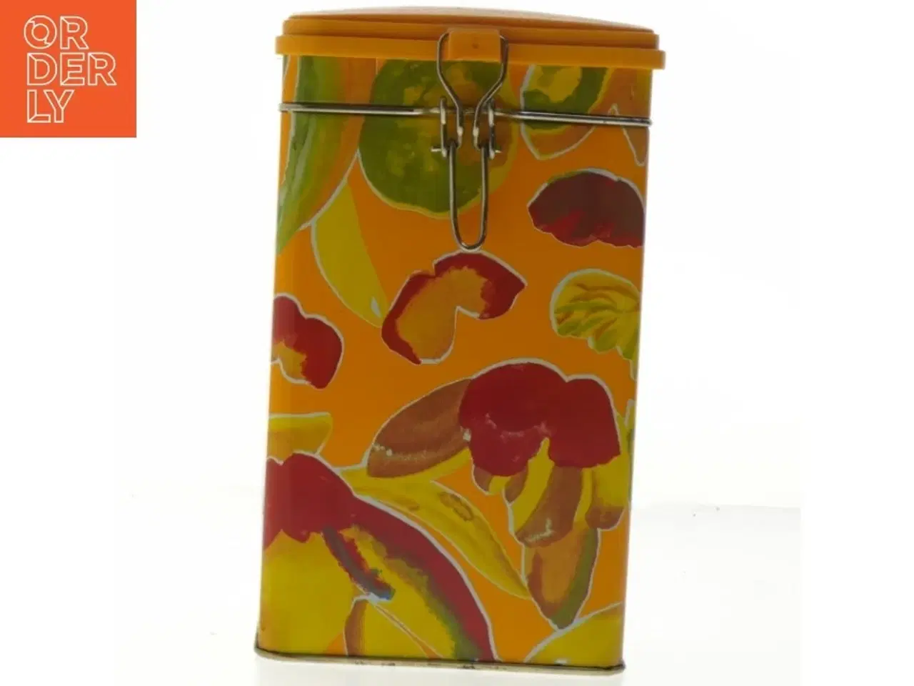 Billede 1 - Gevalia kaffedåse med farverigt design fra Gevalia (str. 20x11x9 cm)