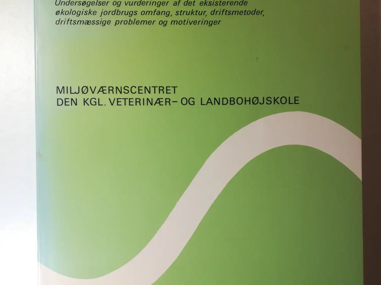 Billede 1 - Økologisk jordbrug i Danmark i 1981, A. Rosenstand