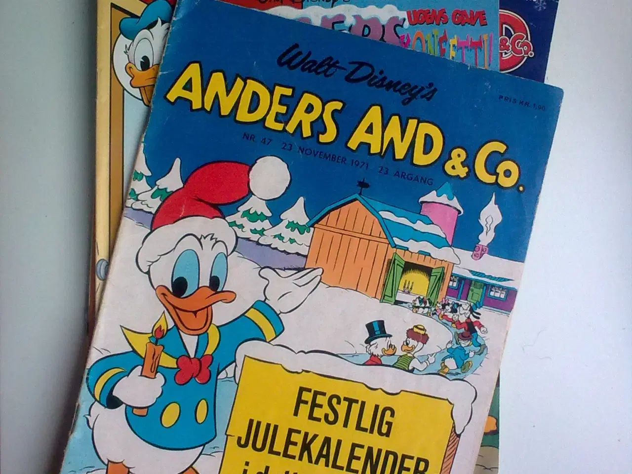 Billede 2 - Anders And blad JUL M/K Advent 5 uspecificeret