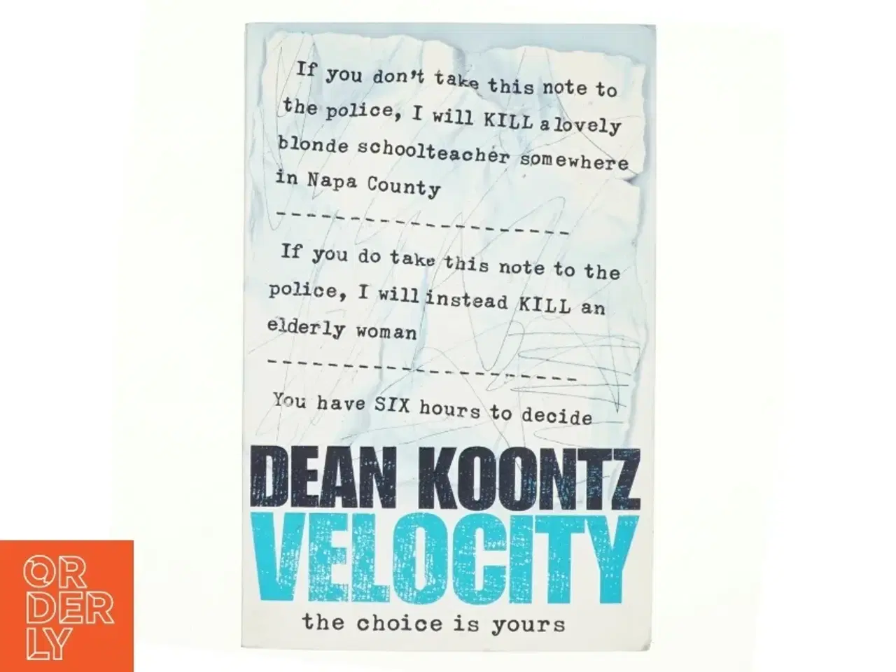 Billede 1 - Velocity af Dean Koontz (Bog)