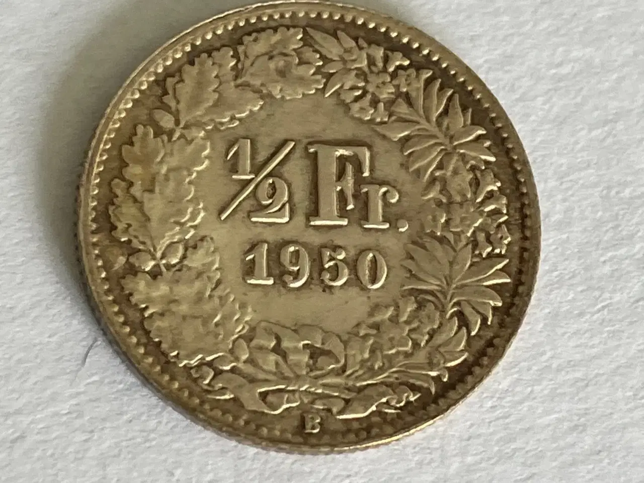 Billede 1 - 1/2 Franc Switzerland 1950