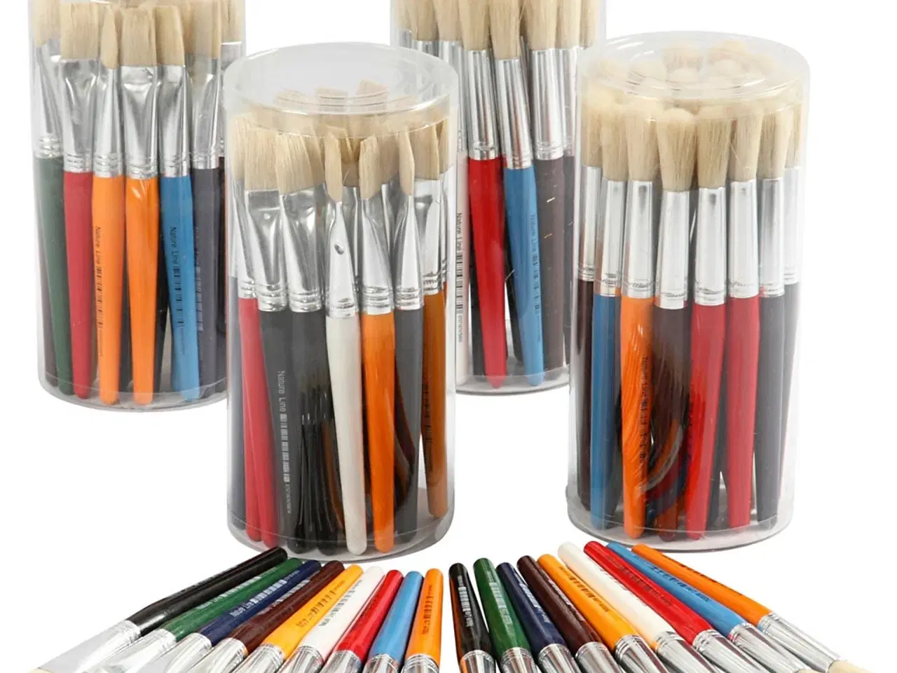 Billede 1 - Børnepensler 15 mm - 120 stk. til kreative projekter