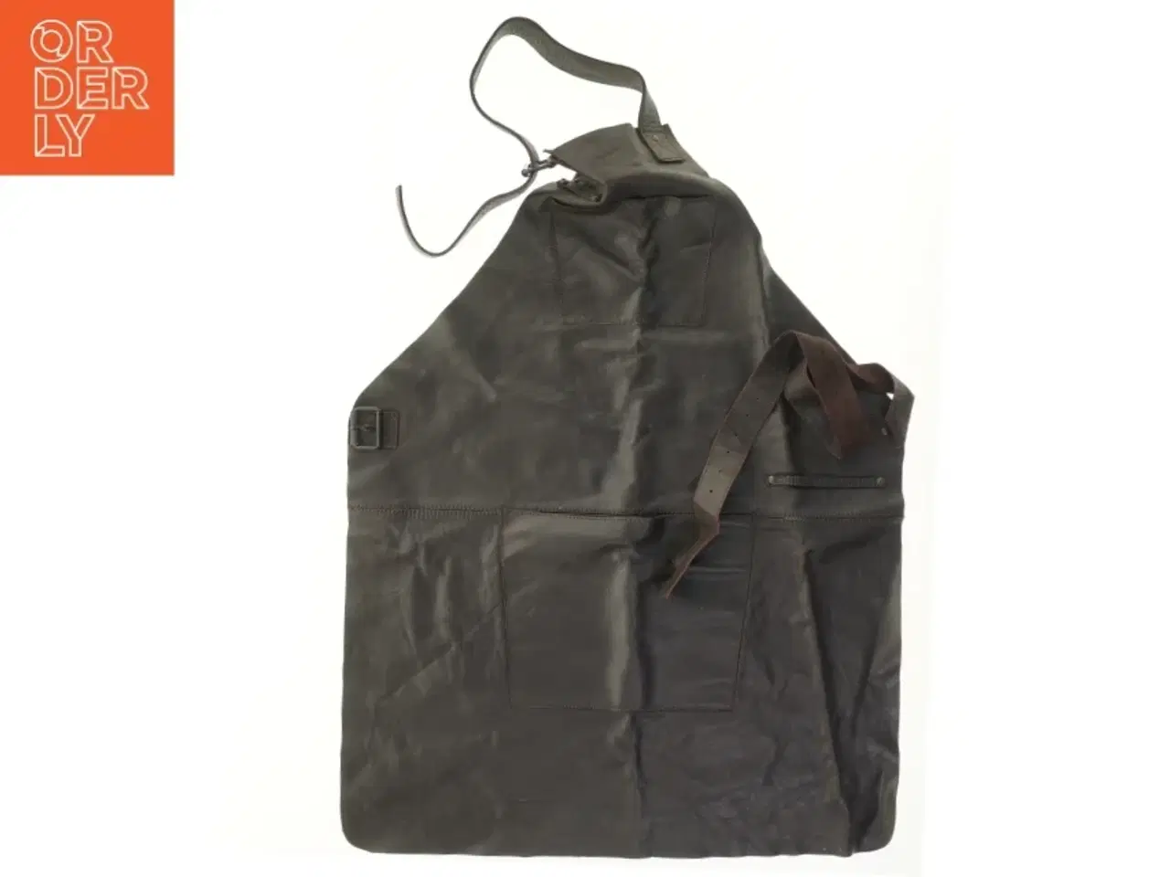 Billede 1 - Læderforklæde (str. 90x66 cm)