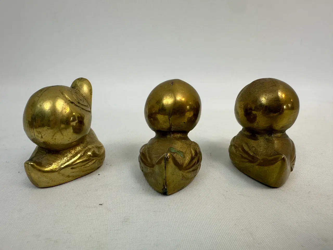 Billede 10 - 3 stk. små vintage messing ænder