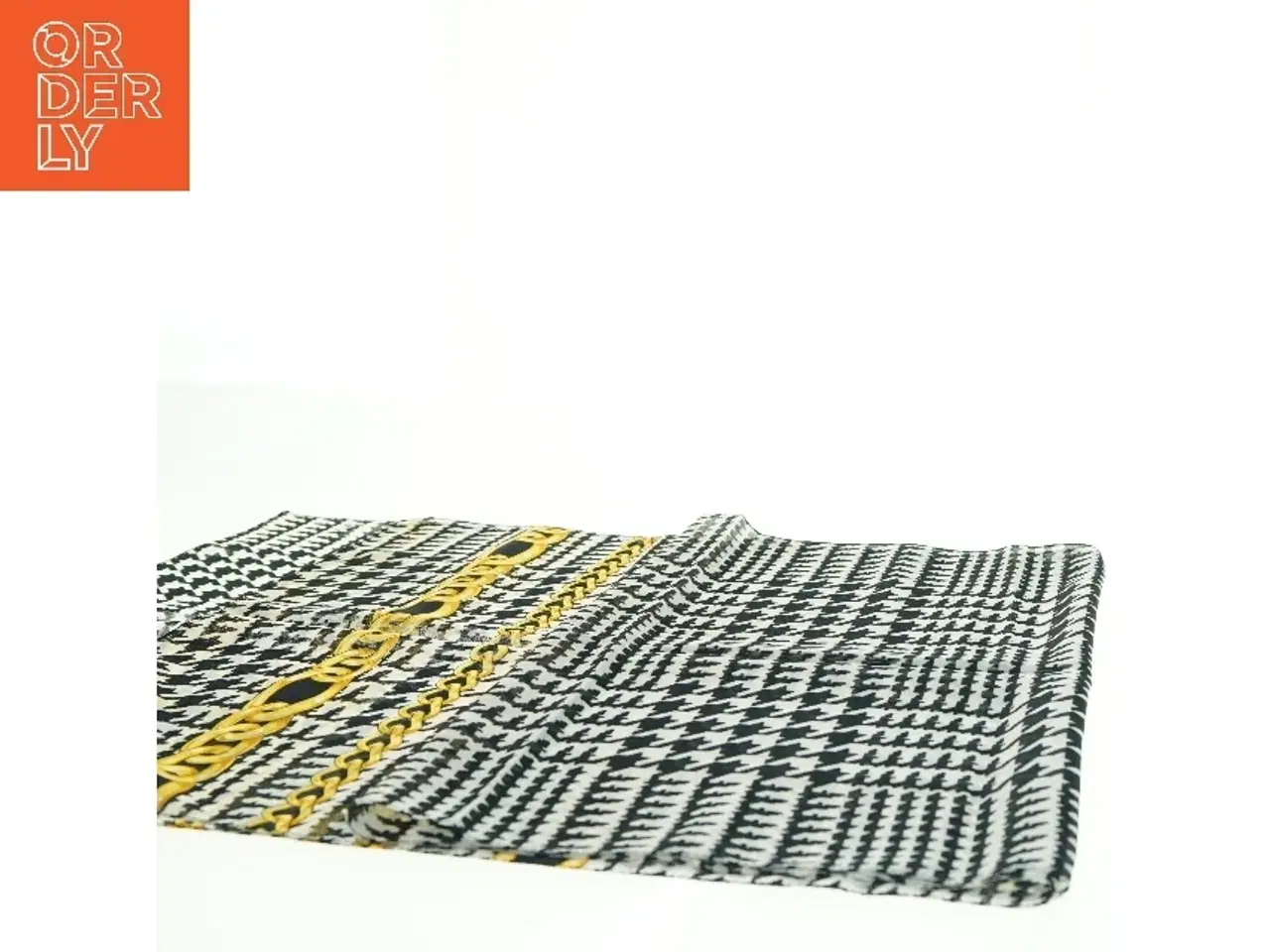 Billede 4 - Mønstret silketørklæde (str. 155 x. 42 cm)