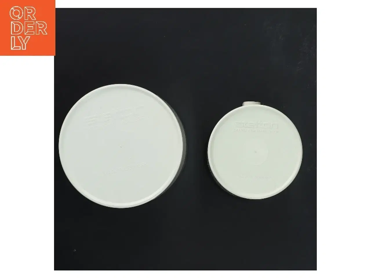 Billede 2 - Stelton opbevaringsbøtter fra Stelton (str. Ø 11 & 8 cm længde 6x10 cm) sukker og flødekande