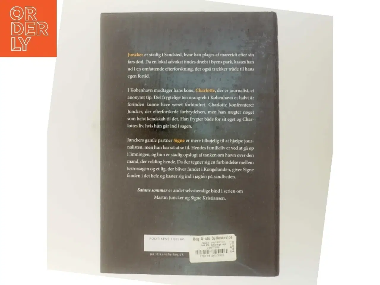 Billede 3 - Satans Sommer af Kim Faber (Bog)