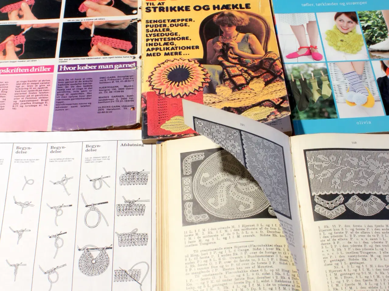 Billede 2 - Strikning. Syning. Hækling. Håndarbejdsbøger.