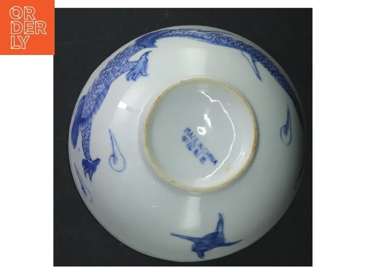 Billede 4 - Blå og hvid porcelænsskål (str. 18 cm)