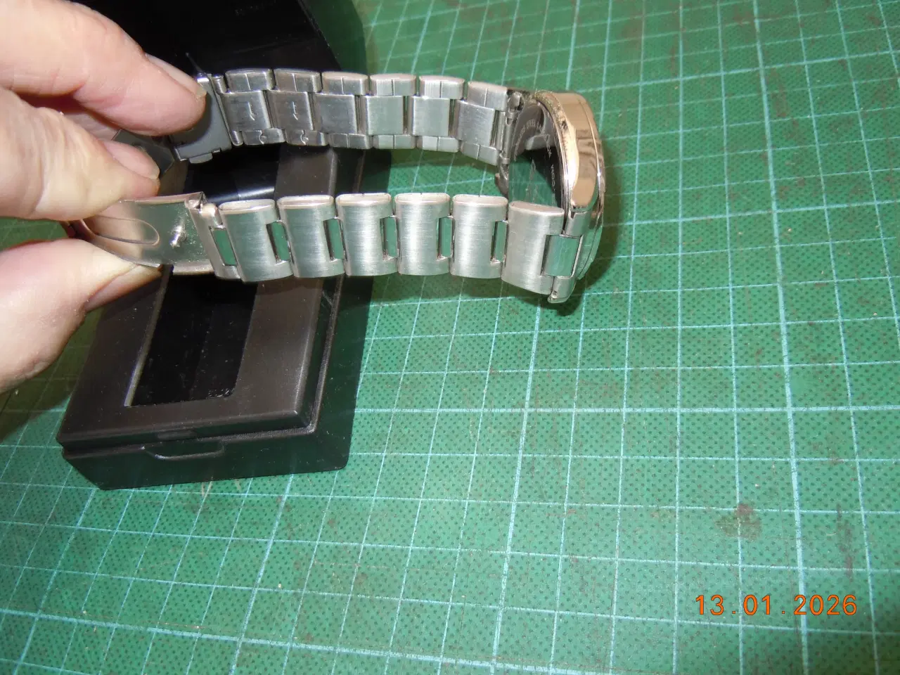 Billede 4 - Primo Armbåndsur, i rustfrit stål i org. æske.