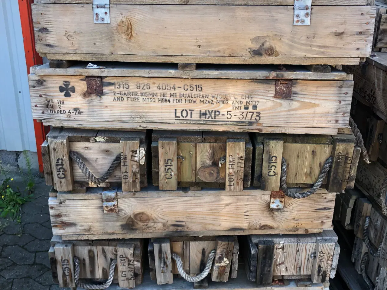 Billede 6 - Ammunitionskasser retro fra militæret