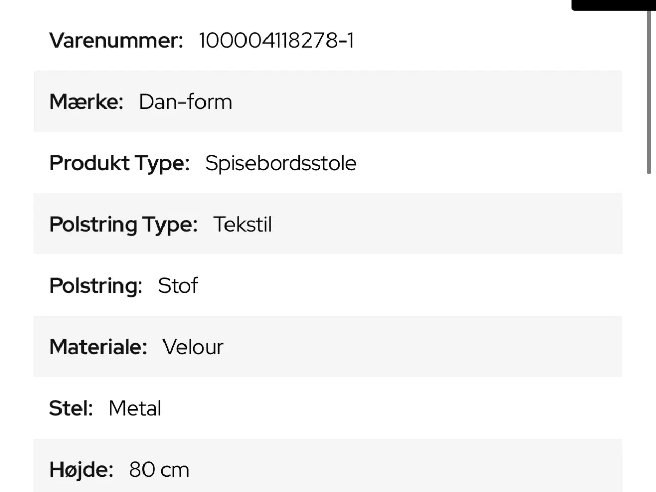 Billede 8 - Spisebord med tillægsplader og stole