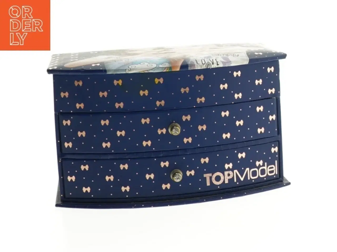 Billede 2 - Sminkeskrin med spejl fra Top Model (str. 19x14 cm)