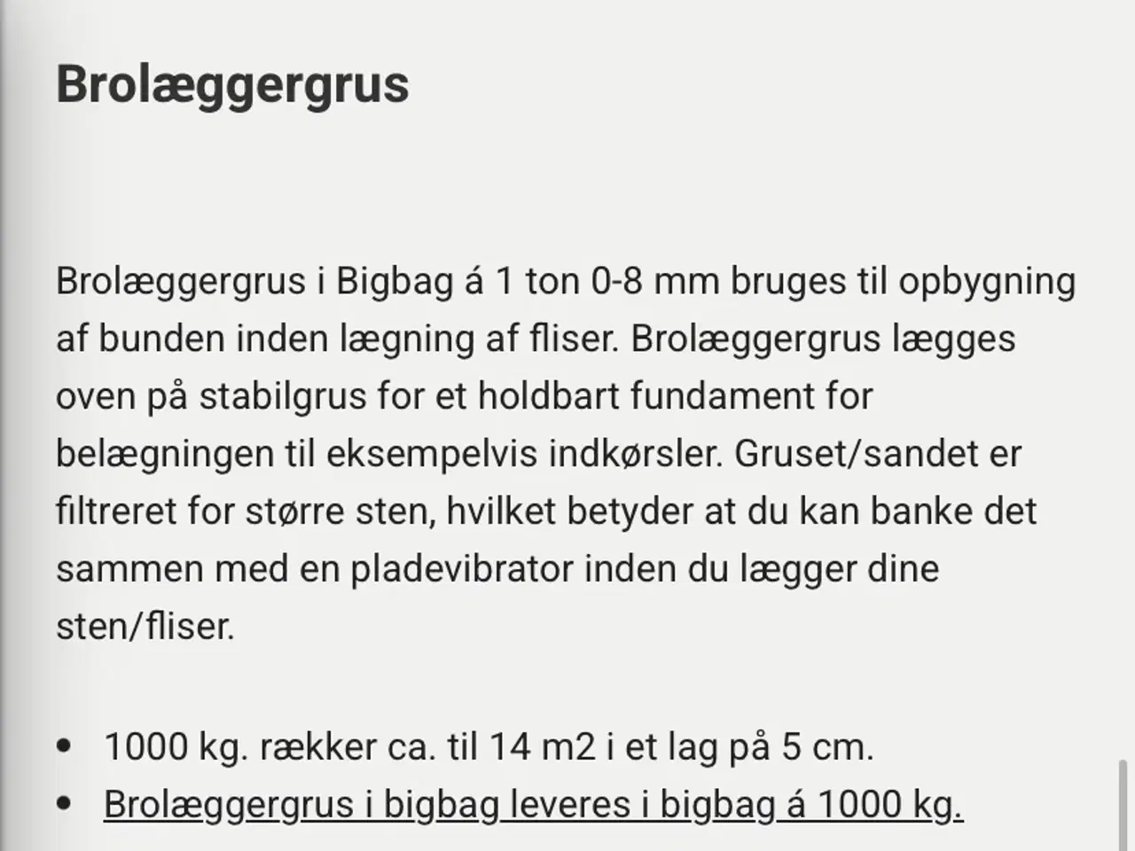 Billede 2 - Brolæggergrus