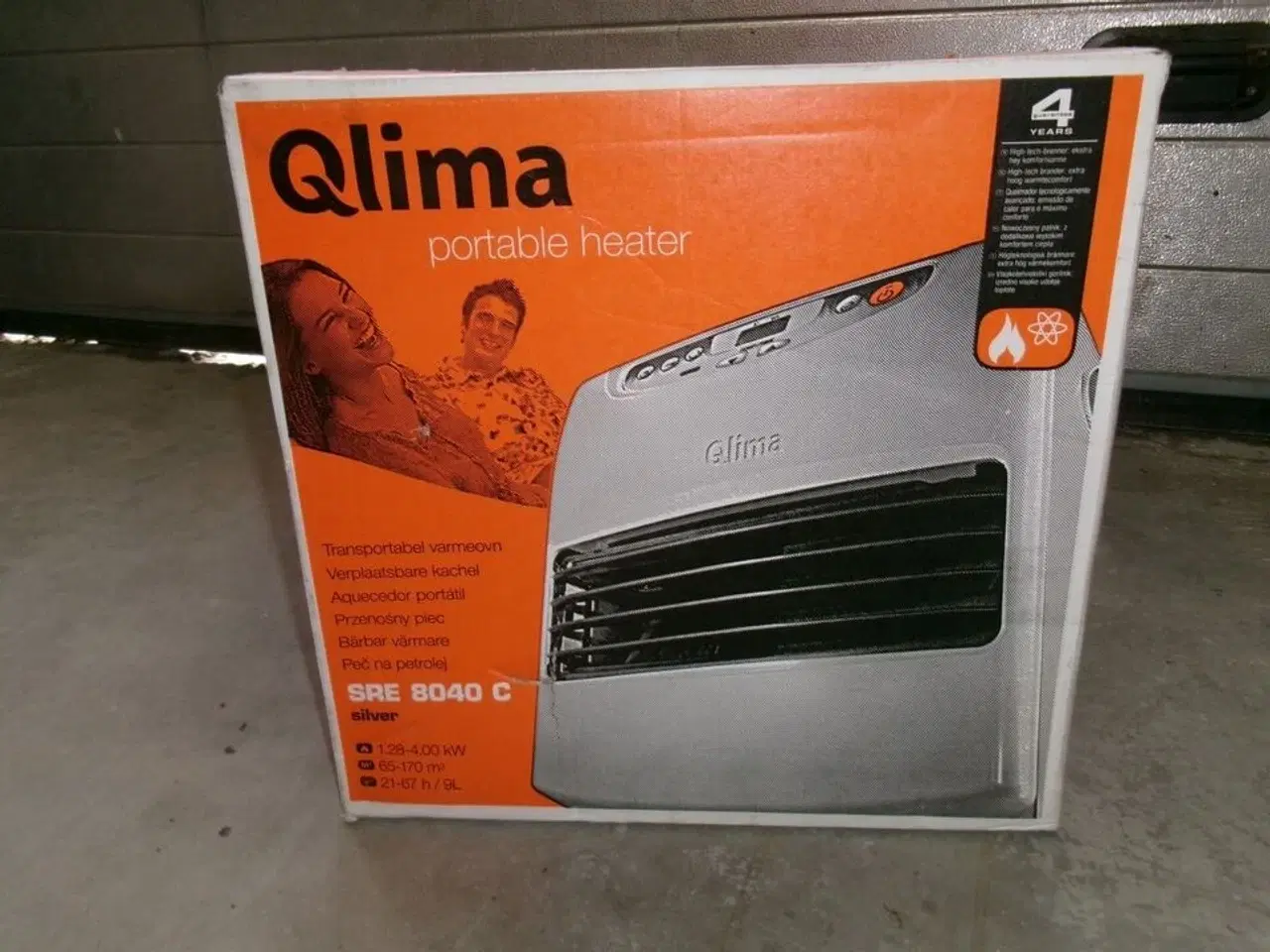 Billede 1 - Varmeovn transportabel QLIMA SRE 8040 C