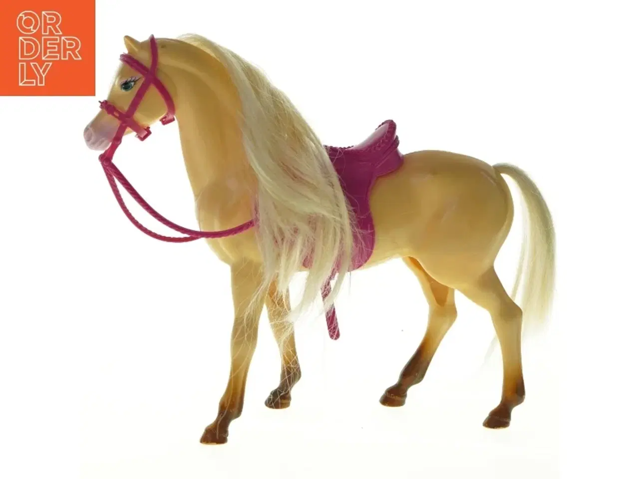 Billede 1 - Barbie legetøjshest med tilbehør fra Barbie (str. 27 cm)