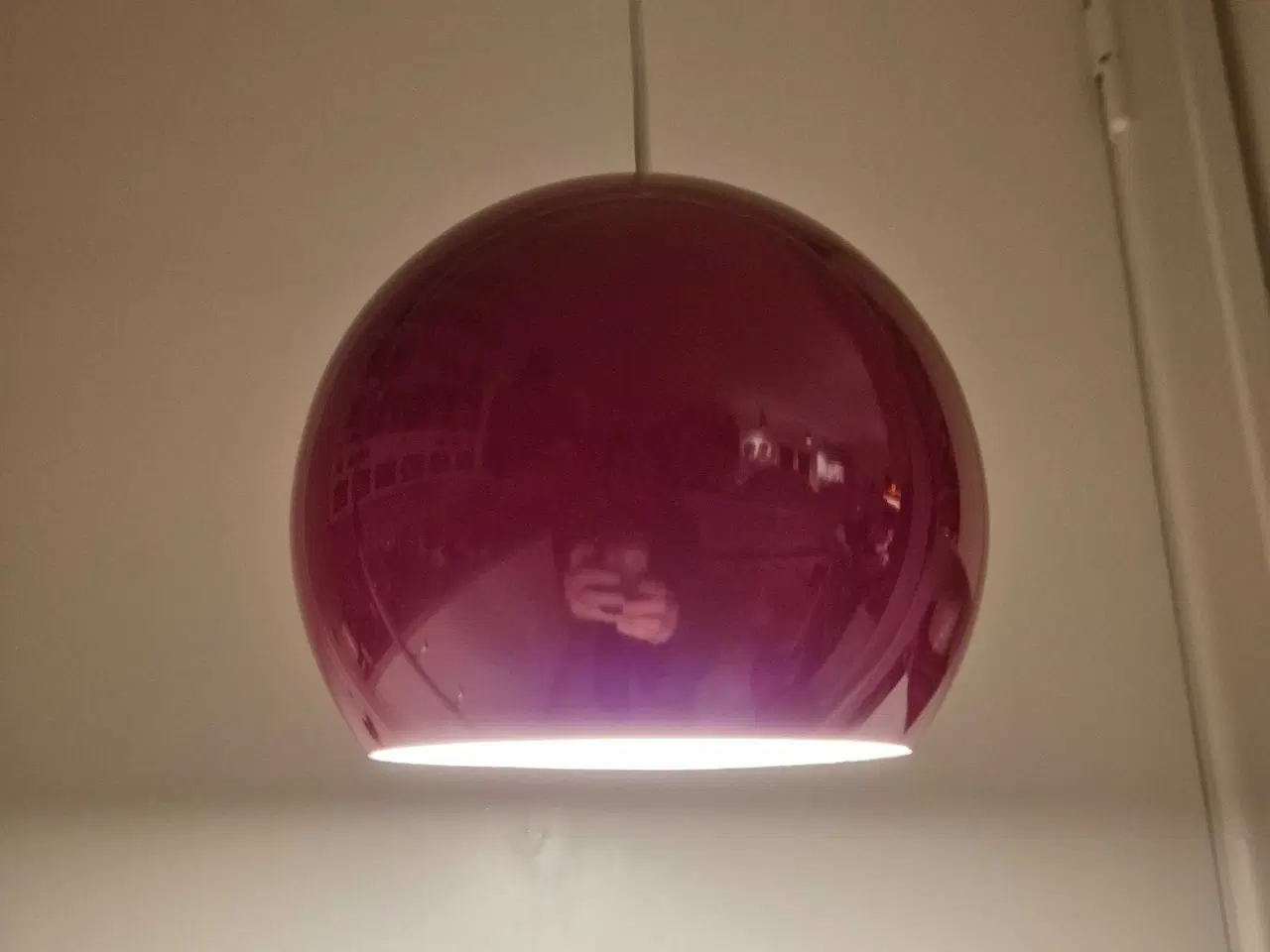 Billede 4 - Skønne vinrøde kuglependler