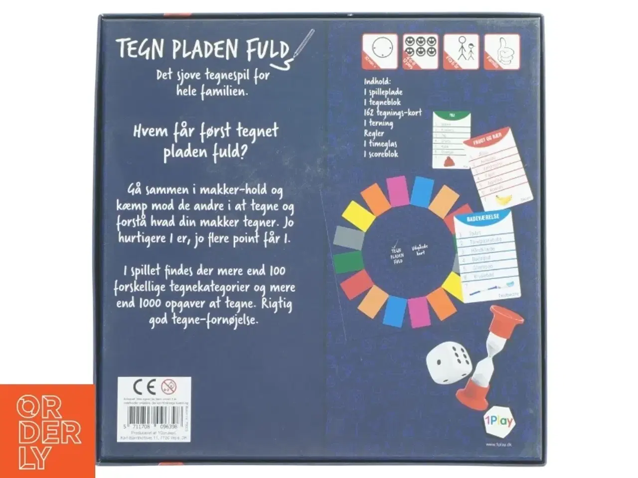 Billede 3 - Tegn Pladen Fuld spil fra 1Play (str. 27x27 cm)