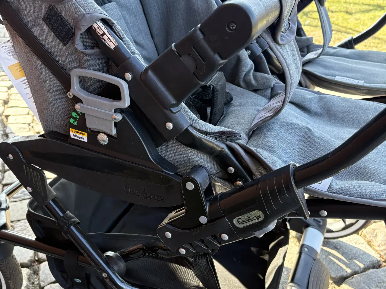 Billede 9 - Emmaljunga double viking 735 inkl fodposer/regnsla