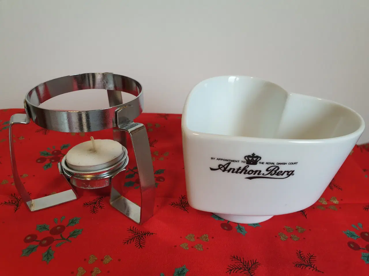 Billede 4 - Hjerteformet Chokolade-Fondue og Claus Chokolade-b