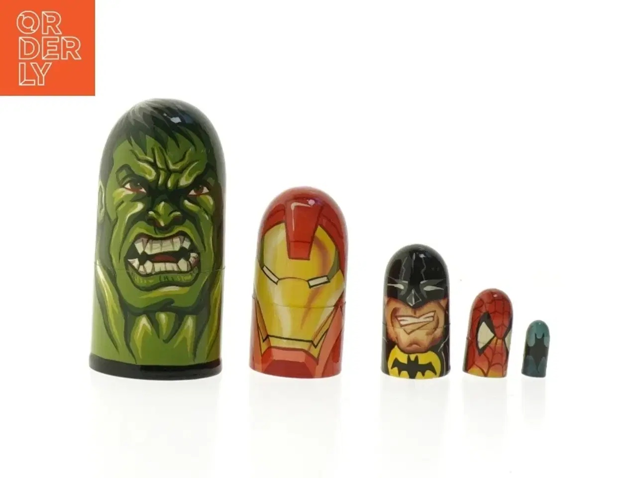 Billede 1 - Superhelte Matryoshka-dukker (str. 11 cm)
