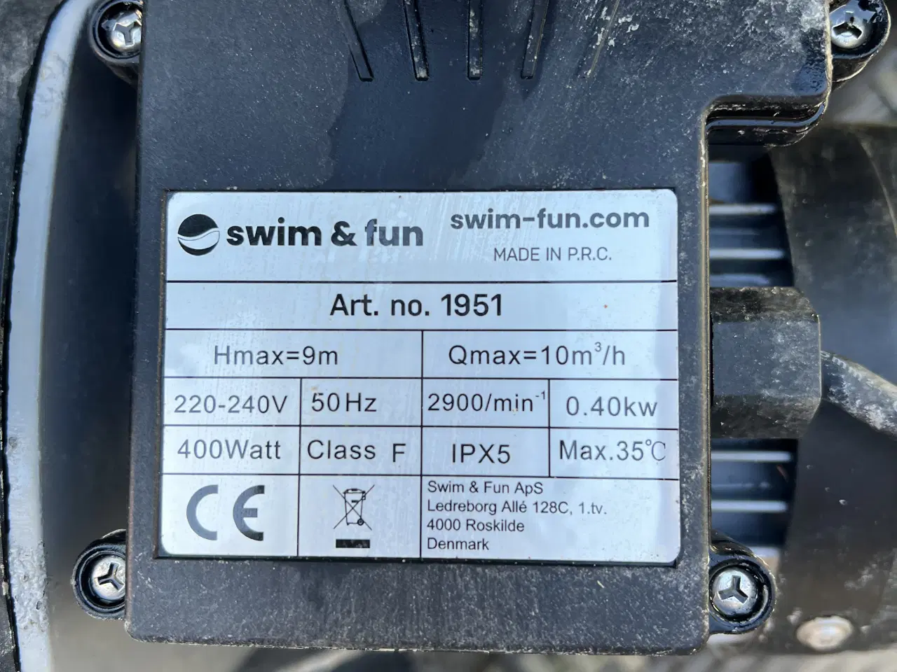 Billede 2 - Poolpumpe og filter