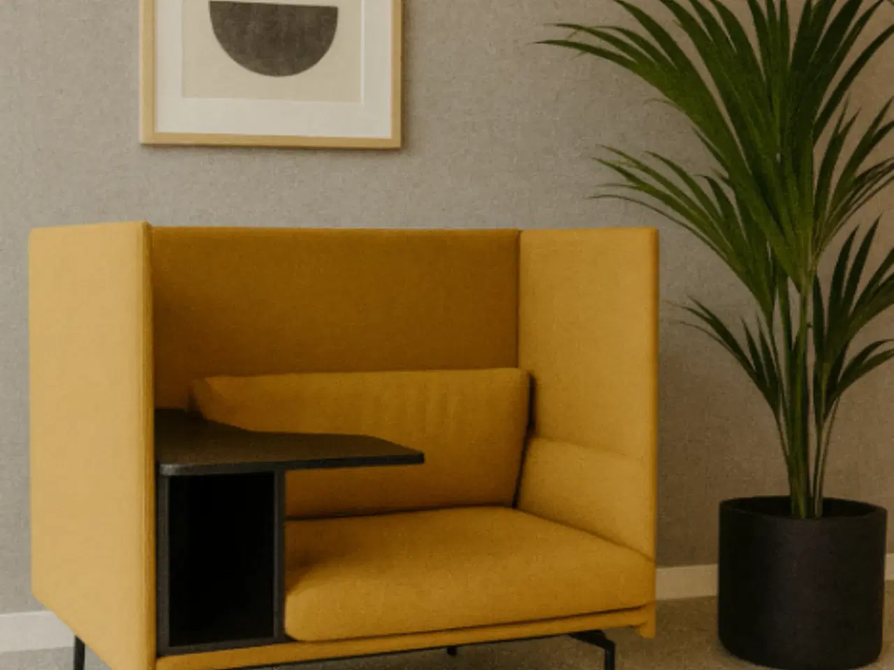 Billede 2 - Muuto Outline Highback Work 100 Sofa (Mustard)