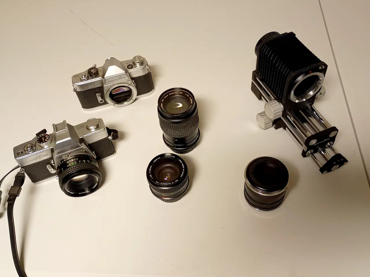 Billede 1 - Minolta SRT-101 Analog Kamera med tilbehør