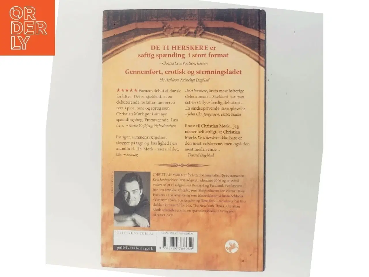 Billede 3 - De ti herskere : roman af Christian Mørk (Bog)