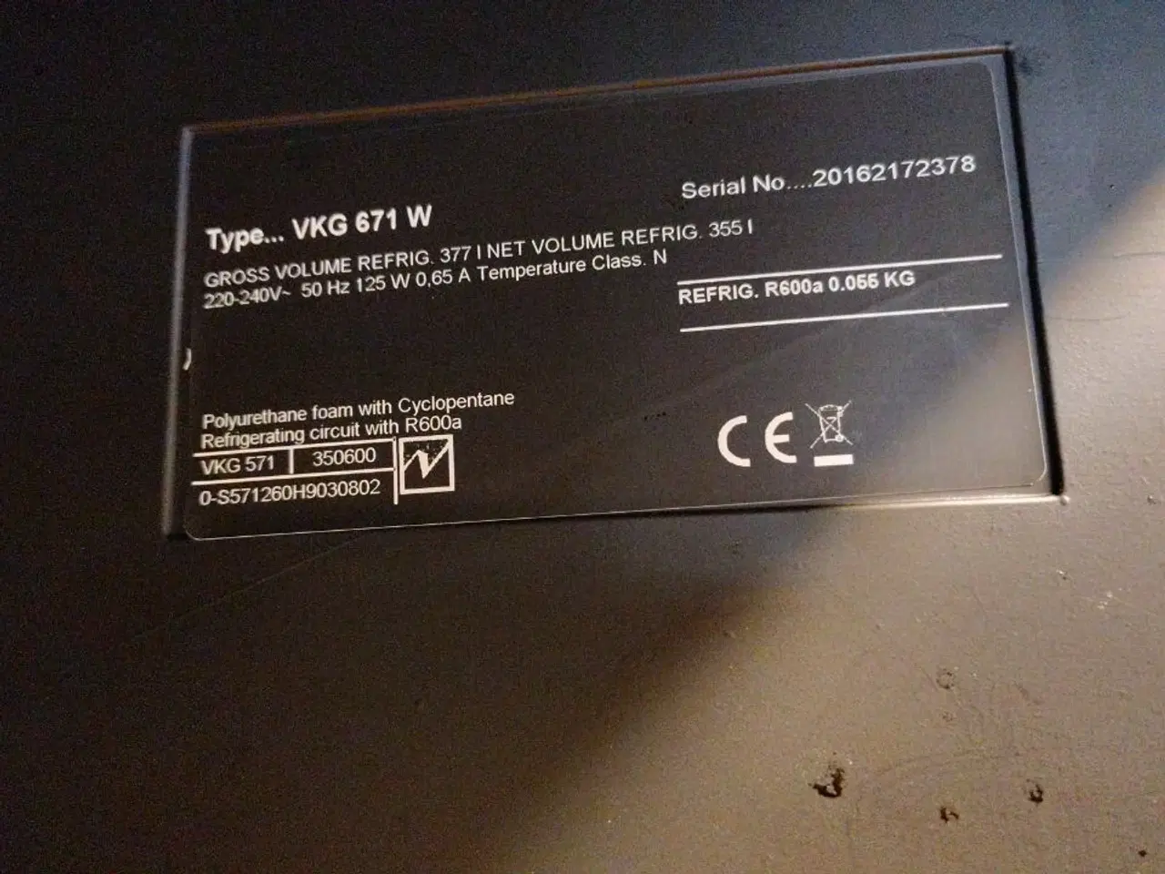Billede 3 - Vinkøleskab VKG 671 W