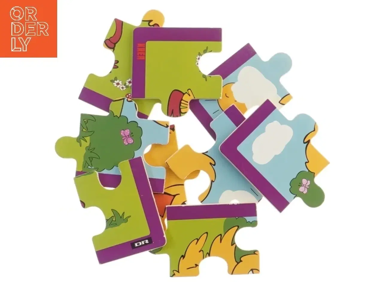 Billede 2 - Børnepuslespil med kylling motiv (str. 20x16 cm)