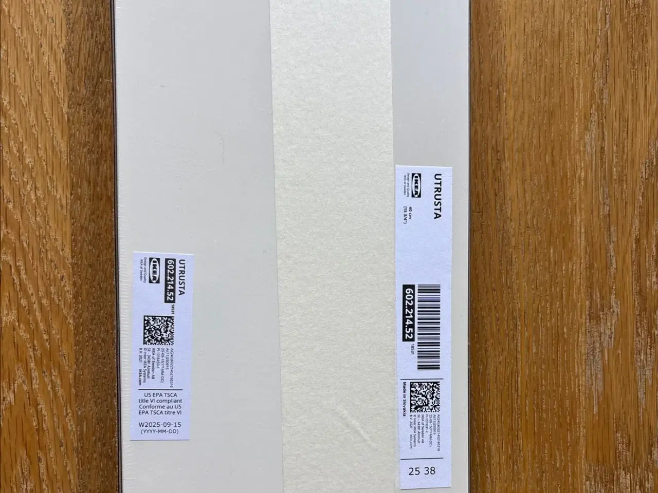 Billede 1 - 2 stk. Utrusta skuffefront i hvid