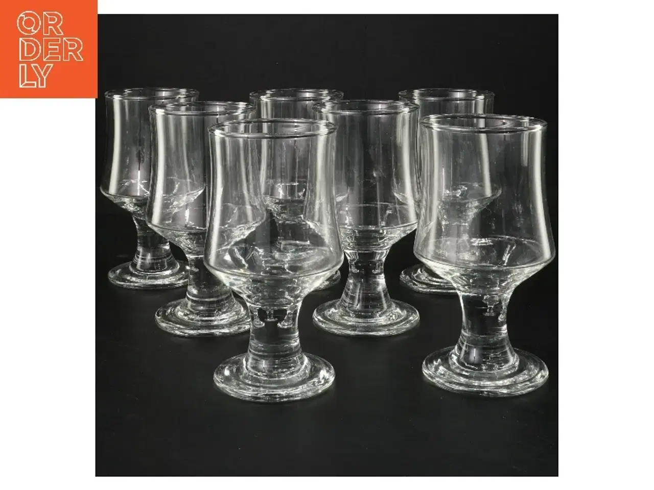 Billede 1 - 7 stk klare glas (str. 7 stk Ø 6,5 cm længde 13 cm)