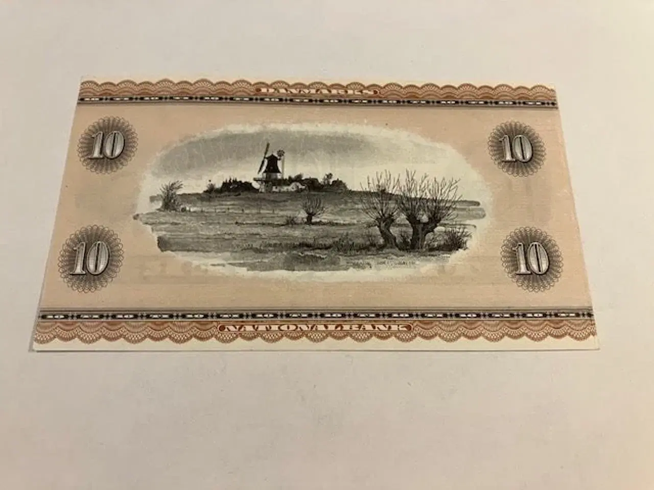 Billede 2 - 10 Kroner Erstatningsseddel 1972 Danmark