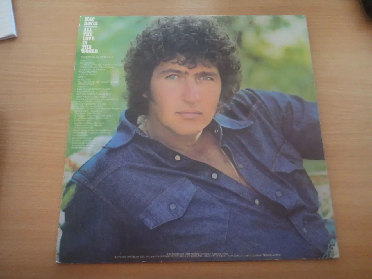 Billede 2 - LP -Mac Davis- All the Love in the World