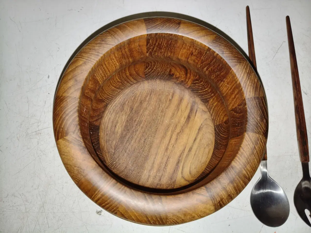 Billede 3 - super flot teaktræ skål af birgit krogh fra 60erne