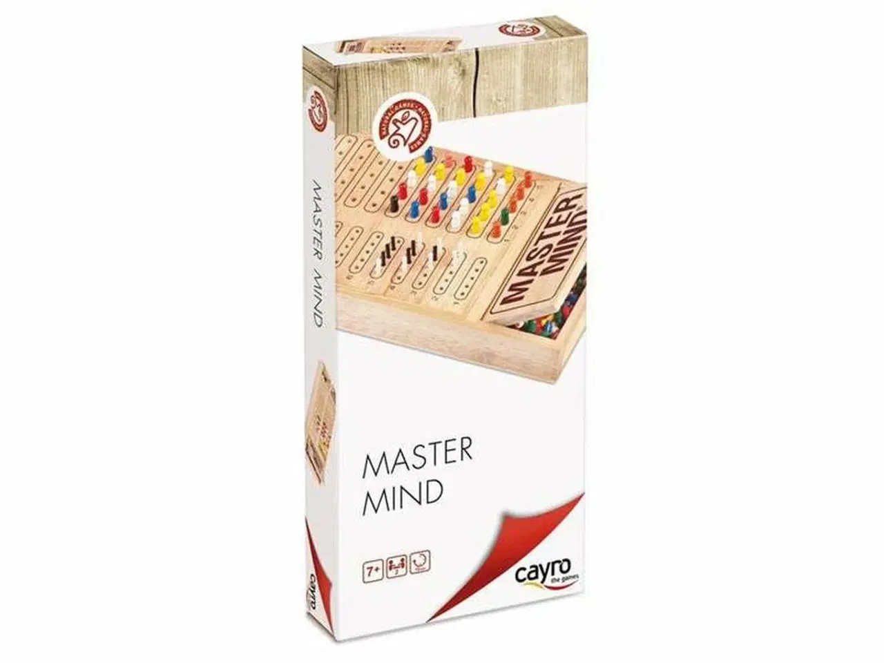 Billede 3 - Brætspil Cayro Master Mind i træ - 36 × 17 × 4,5 cm