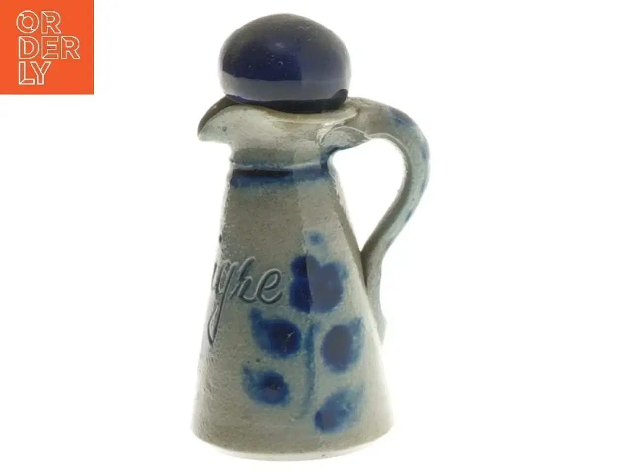 Billede 1 - Keramikflaske med korkprop (str. 9,5 cm)