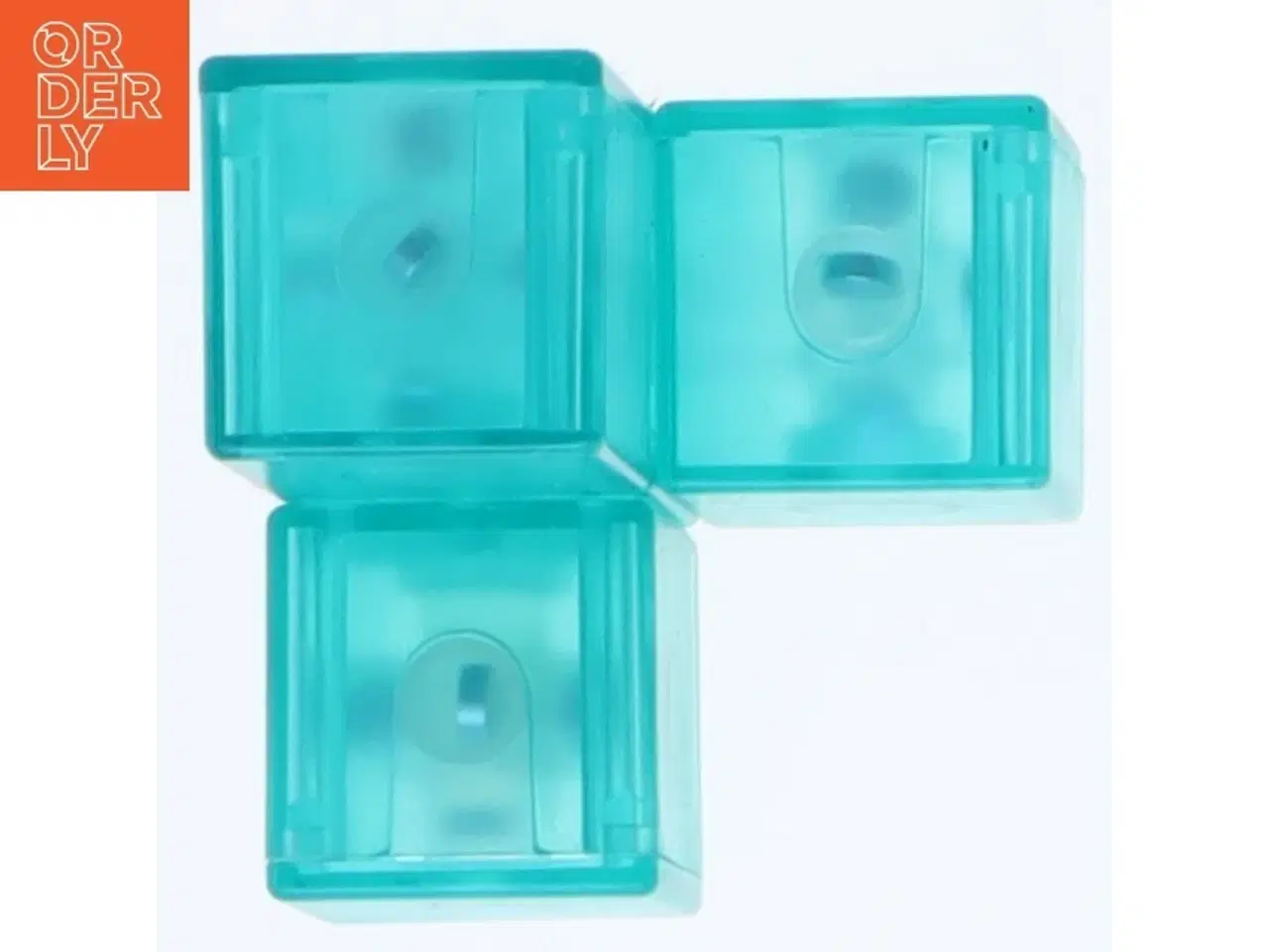 Billede 2 - Byggeklodser i plast (str. 4x4x4 cm)