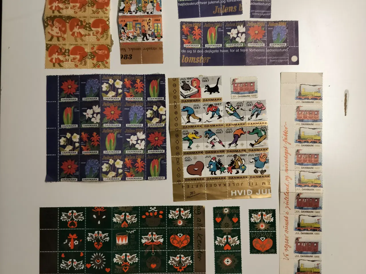 Billede 5 - julefrimærker 400 stk blandet