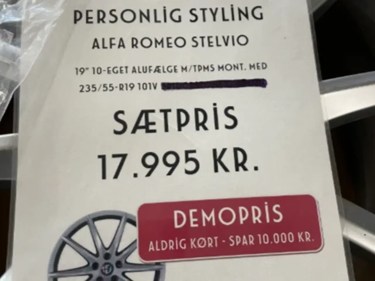 Billede 6 - HELT NY Alfa romeo 19" fælge ink. goodyear dæk