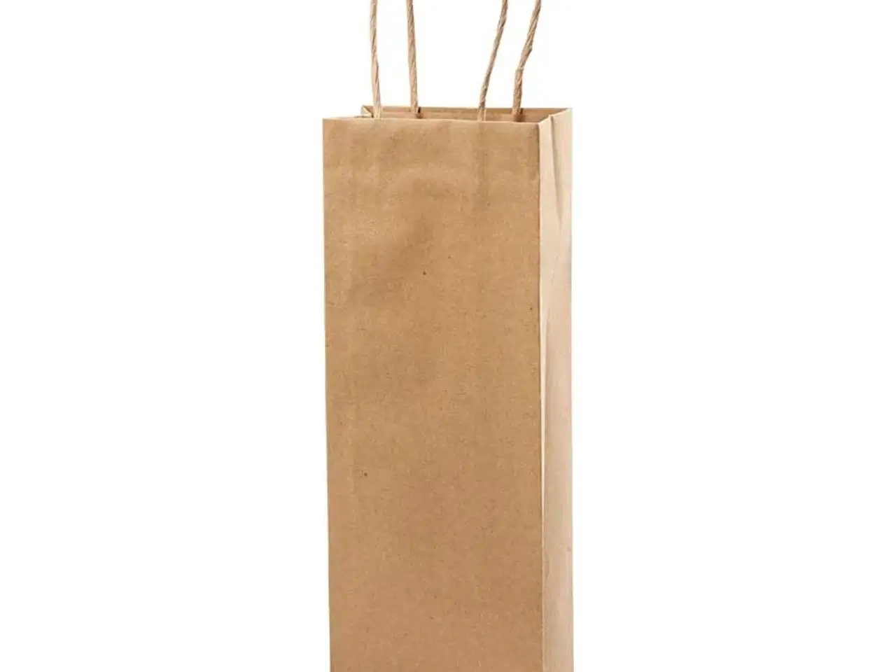Billede 1 - Papirposer, H: 36 cm, B: 13x8 cm, 125 g, brun, 10stk./ 1 pk.