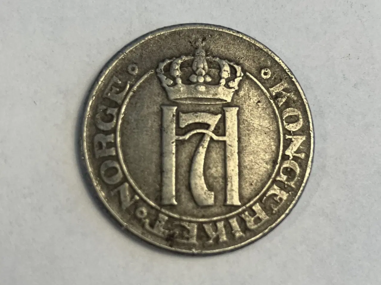 Billede 2 - 5 Øre 1917 Norge