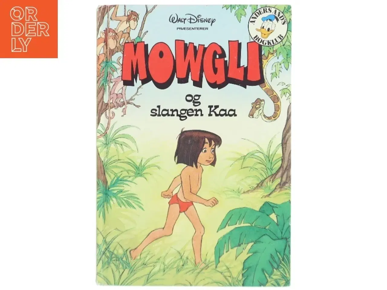 Billede 1 - Mowgli og slangen Kaa bog fra Walt Disney