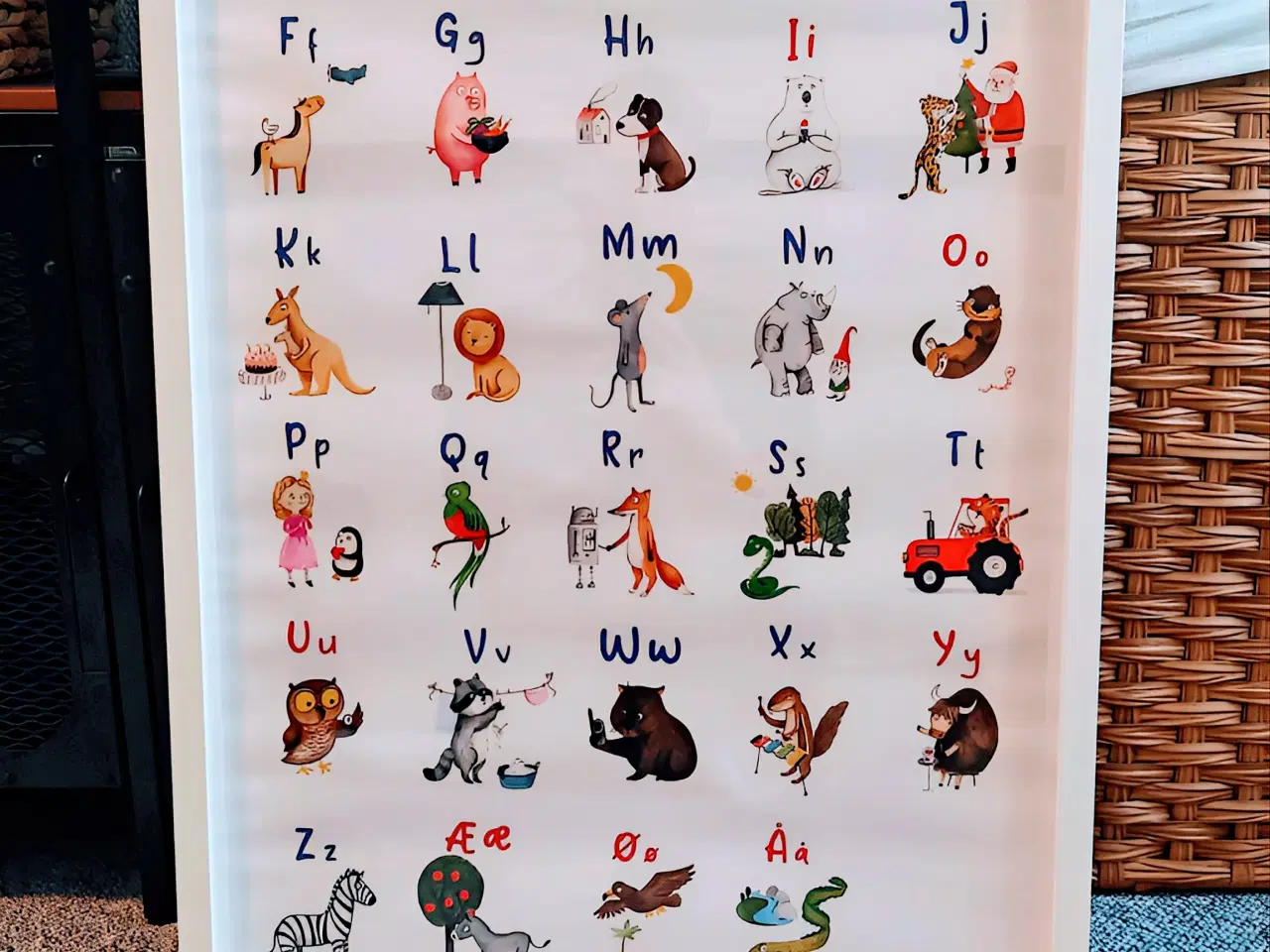 Billede 1 - Børne ABC-plakat | 200 kr. (flyttesalg)